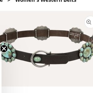 Double D Amarillo Concho Belt Women's